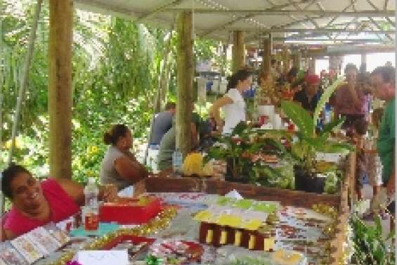 Un marché  pour les fêtes