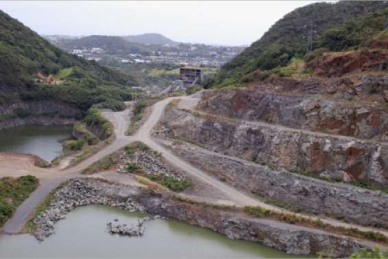 Une carrière en béton