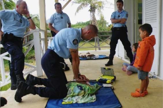 Séance de secourisme