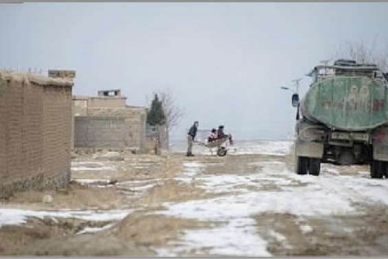 Un village fantôme sorti de terre