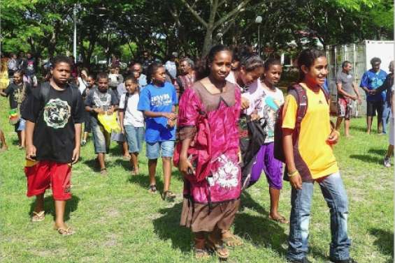 Tir groupé à Baganda