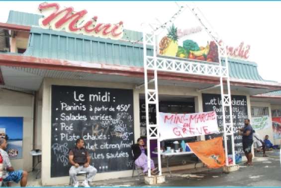 Le Mini-marché bloqué