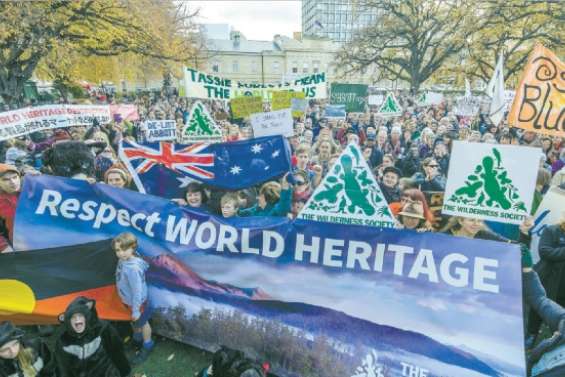 La forêt de Tasmanie en danger