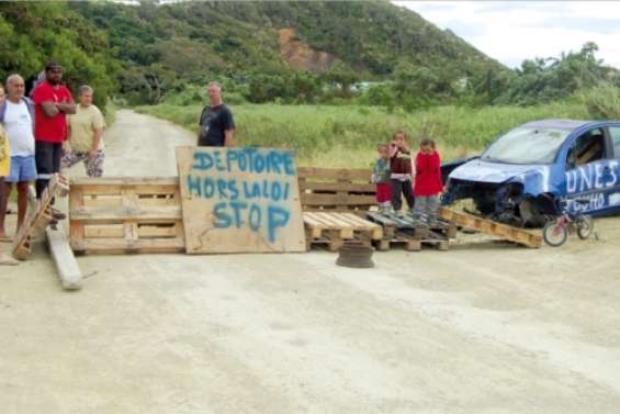 Blocage au dépotoir