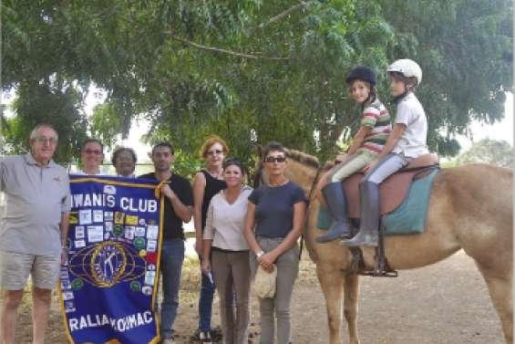 Une selle de cheval pour handicapés