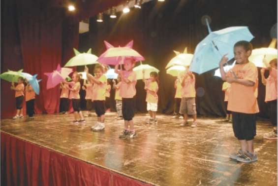 Le show gagnant des parapluies