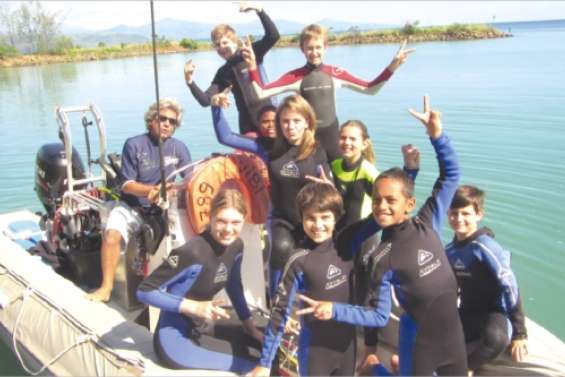 Des poissons dans l'eau