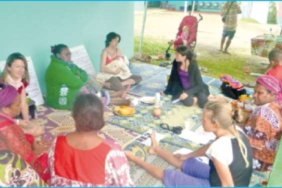 L'allaitement  sur la natte