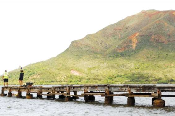 Le ponton de Plum sécurisé