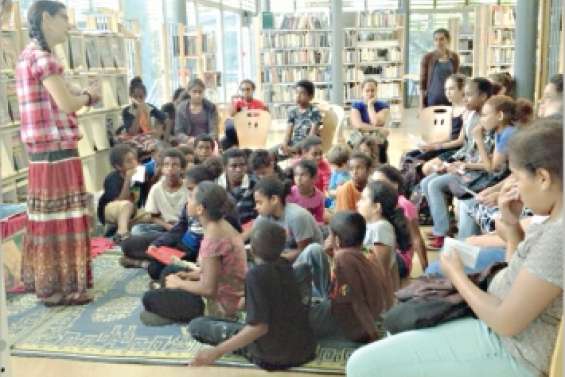 Marie Diaz rencontre les élèves