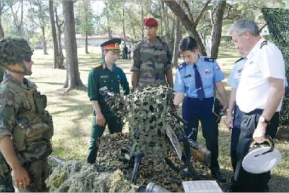L'école de guerre kiwiepasse au camp Broche
