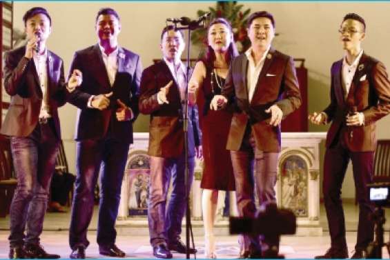 Une belle soirée à l'église