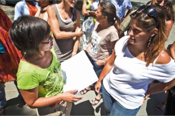 Coupe claire dans la formation