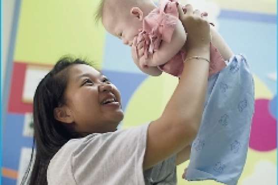 Le bébé trisomique  devient Australien