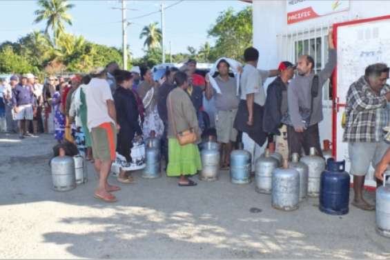 De l'eau dans le gaz