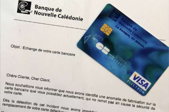 Cartes bancaires défectueuses