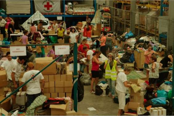 Après les dons, le tri