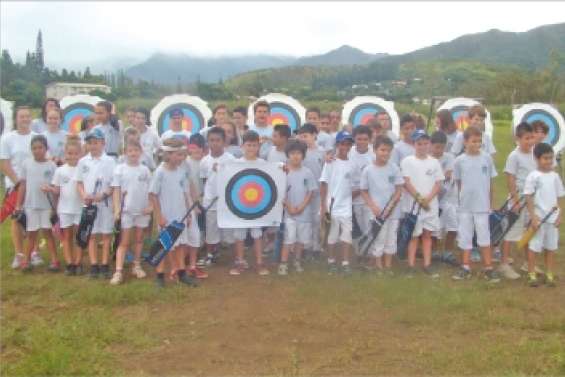 Les jeunes archers s'affrontent
