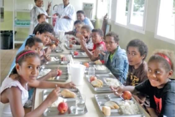 L'obole de riz à l'école