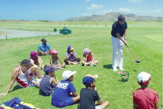 Premiers pas sur les greens