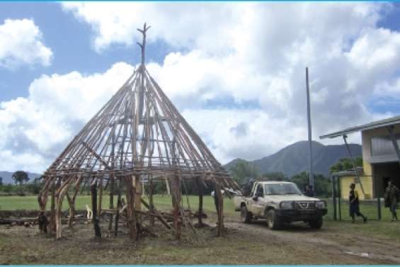 La fête de l'igname se construit