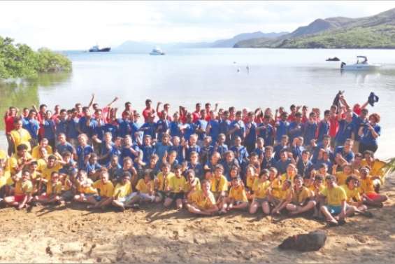 Un camp agréé à l'île Ouen