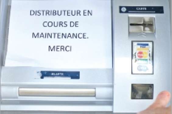 Le distributeur hors service