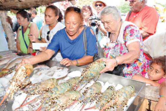 Poissons, crabes et langoustes en masse sur tous les étals