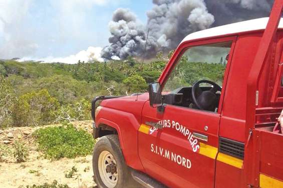 Un deuxième incendie déclaré  dans la région de Poum