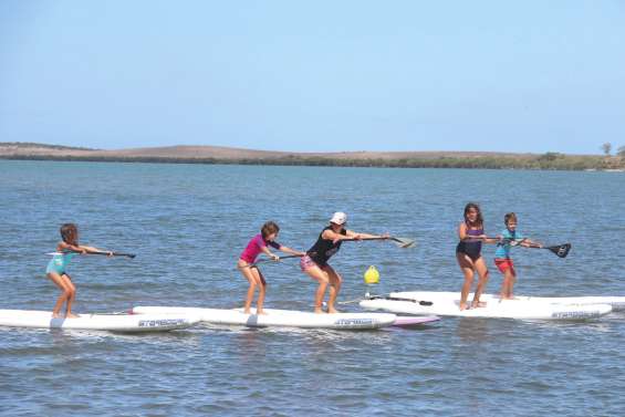 Le paddle à l'honneur à la base nautique de Foué