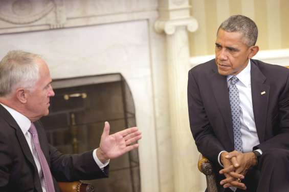 Obama et Turnbull évoquent l'EI et l'Accord transpacifique