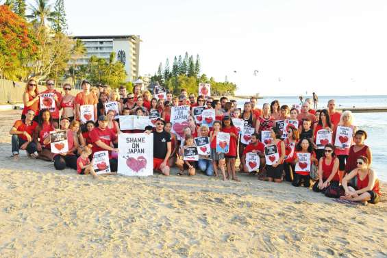 Rassemblement contre les massacres de dauphins