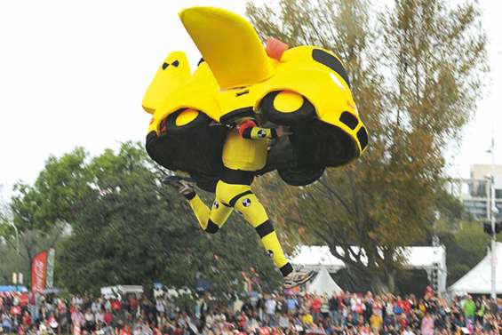 A Melbourne, des Touques qui volent