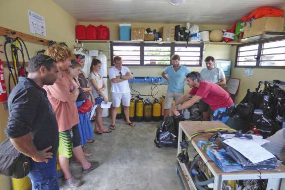 Neuf nouveaux plongeurs diplômés