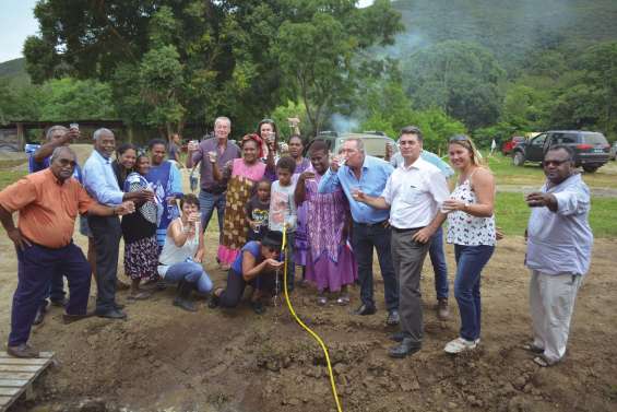 Les habitants d'Arémo  ont enfin de l'eau au robinet