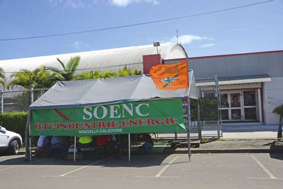 Cinquième jour de grève du Soenc chez Le Froid