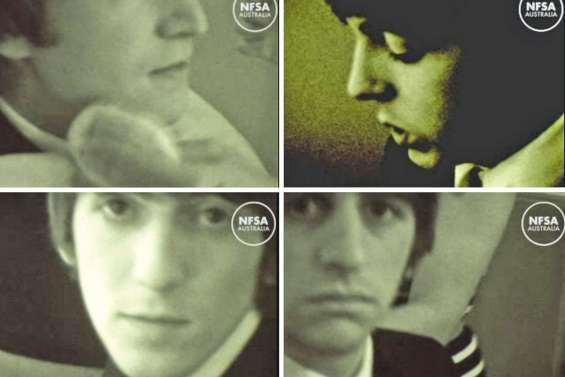 Des images inédites des Beatles retrouvées