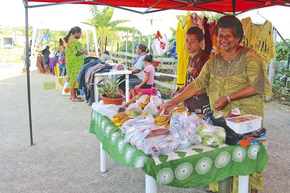 Le collectif de mamans tient son marché dans le quartier