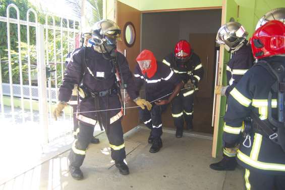 Les nouvelles recrues formées  à la lutte contre les incendies