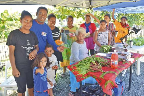L'association des jardins partagés a organisé son premier marché