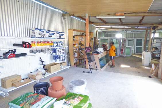 Un marchand de matériaux à Qanono