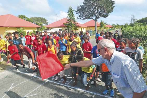 Shéa-Tiaou a accueilli les jeunes coureurs d'Ouvéa