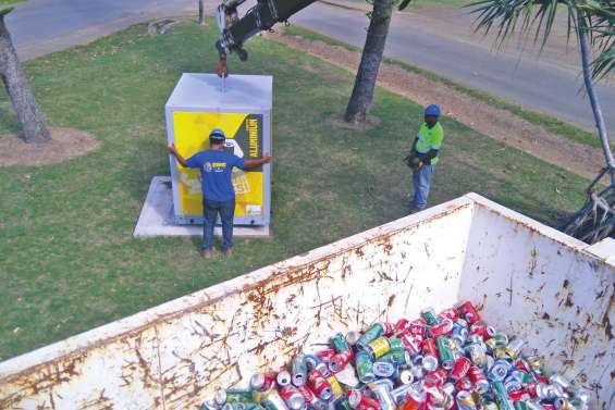 Les collecteurs de canettes Eco-box font le plein