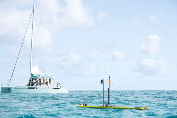 Le premier drone marin de Calédonie débute son périple vers Lifou