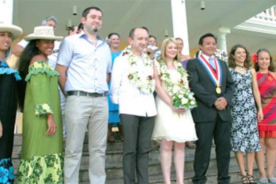 Les étrangers se disent « oui » à Papeete