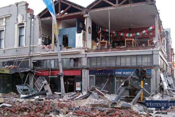 Violent tremblement de terre à Christchurch