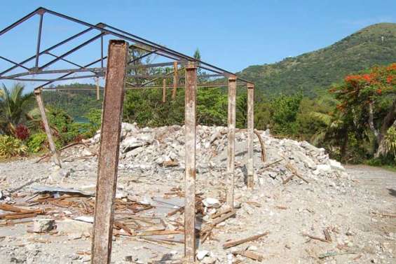 La vieille mairie entièrement détruite