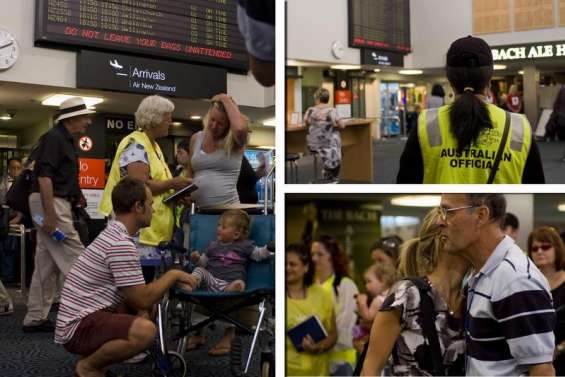 Les premiers sinistrés ont quitté Christchurch