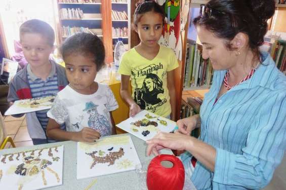 Graines d'artistes à la bibliothèque