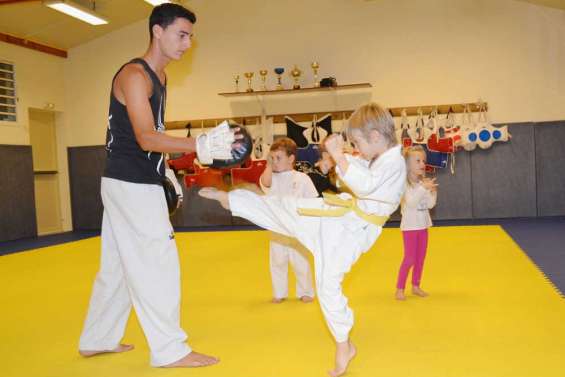 Le taekwondo en démonstration
